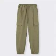 GU ジーユー カーゴ ジョガーパンツ L 56 オリーブ