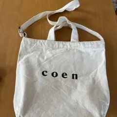 coen 2WAY キャンバス ショルダーバッグのサムネイル