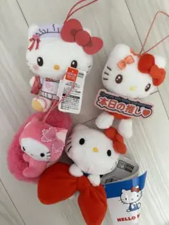 ハローキティ ぬいぐるみストラップ ハローキティ フェイスマスコットストラップ 日焼けキティ キティ