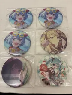 初音ミク 缶バッジ 6個セット