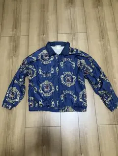 ビンテージ　総柄ナイロンジャケット