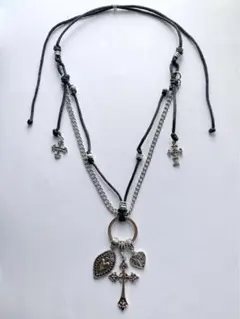 fairy grungeフェアリーグランジ　十字架　ハート　ネックレス y2k