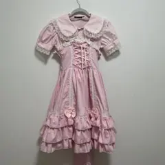 ロリータ　BODYLINE ピンク　トップス　ジャンパースカート　セットアップ
