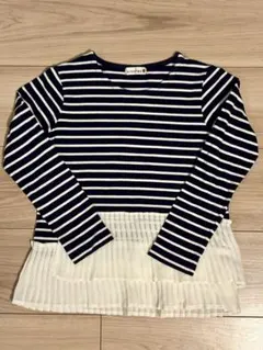 ブランシェス　ボーダー　長袖　120cm