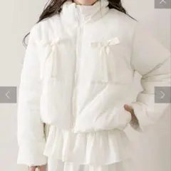 OLIVE des OLIVE 福袋 リボンホワイトコーデ 胸リボン中綿ブルゾン