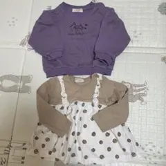 sweet melon 90 2枚セット トレーナー カットソー