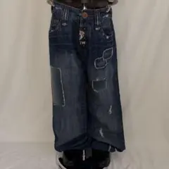 gradation wide flare pants archive y2k - メルカリ