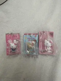 HELLO KITTY パッケージミニチュアコレクション　3点　日焼けキティー