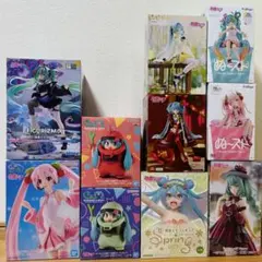 初音ミク 桜ミク フィギュア まとめ売り 7点セット AMP＋ ぬーすと