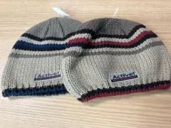 Active!l ストライプニット帽 2個セット