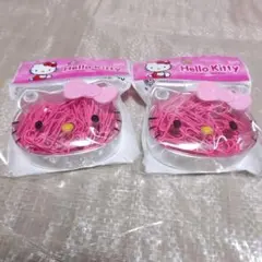 【韓国限定】韓国DAISO ハローキティちゃん　クリップ缶 ケース2個セット