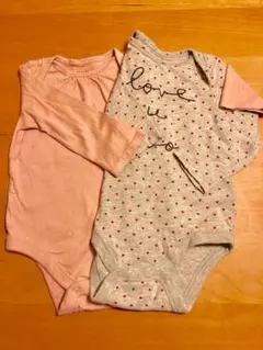 長袖ロンパース 80 （baby gap）