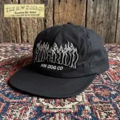 THE H.W.DOG&CO. FIRE CAP キャップ ブラック フレイムのサムネイル