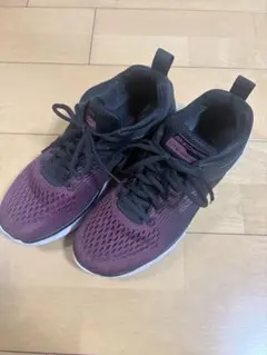 SKECHERS LITE-INS パープル/ブラック スニーカー26.5