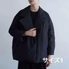 CLANE オーバーサイズ コクーンショートダウンコート ブラック サイズ1