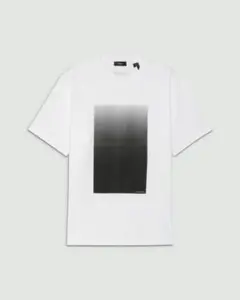 Theory クリーンコットンプリントショートスリーブTシャツ