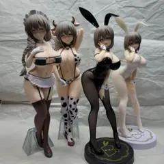 ド*コ様 宇崎 月 バニー2種＋牛柄水着ver＋メイドver プライズフィギュア
