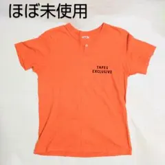 DUBBLEWORKS ウエアハウス Tシャツ オレンジ ヘンリーネックのサムネイル