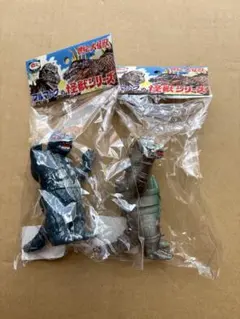 東宝ゴジラジャンボ指人形シリーズ ゴジラ アンギラス ソフビ シカルナ