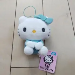 【 ハローキティ　ファンシー おすわりマスコット 『 ブルー 』】