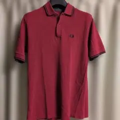 FRED PERRY ポロシャツ レッド ティップライン　size40のサムネイル