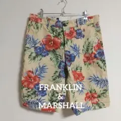 【即日発送】FRANKLIN & MARSHALL ハイビ柄ハーフパンツのサムネイル