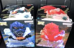 東宝 怪獣シリーズ 鎮座獣EX ゴジラ（1995）2種セット