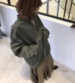 美品L'Appartementアパルトモン STAMMBAUM ブルゾン カーキ