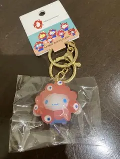 新品　サンリオ ミャクミャク コラボ クリア キーホルダー シナモロール大阪万博