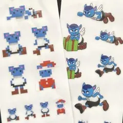 藤井フミヤ　フェビル　fevil　2005年　キャラデパ博　限定　シール　2種類