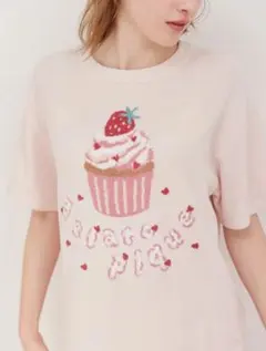 gelato pique　エアリーモコモチーフジャガードプルオーバー