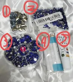 ハンドメイド用パーツ　ラインストーン