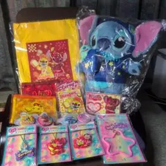 スティッチ ぬいぐるみとキャラクターグッズセット