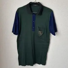 90s old CELINE Paris イタリア製 刺繍ロゴ ポロシャツのサムネイル