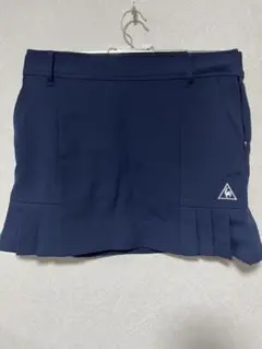 le coq sportif ネイビー プリーツスカート　M