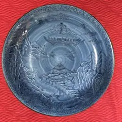 087 有田焼　肥前 哲三郎窯大皿　30cm Ｈ5.5