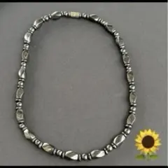 磁気ネックレス メンズレディース 天然石 ヘマタイト 強力 肩凝り おしゃれ