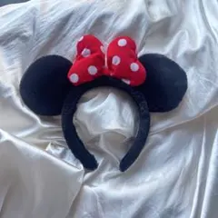 ミニーマウス風ヘアバンド