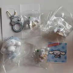 カラフルカラビナマスコットチャーム シュウマイ　シナモンぷちリング