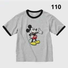 ユニクロ　UT グラフィックTシャツ　ミッキー　グレー　110のサムネイル