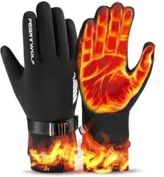 ★防寒グローブ 保温 厚手 裏起毛 アウトドアグローブ タッチパネル対応