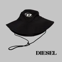【ぱん様専用】DIESEL★ディーゼル ブラック 黒 バケットハット 帽子のサムネイル