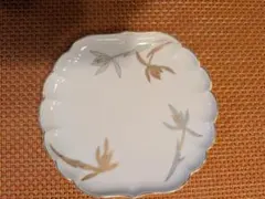 深川製磁　金彩　有田焼窯元　和食器　和皿 5枚　花蘭染錦銘々皿
