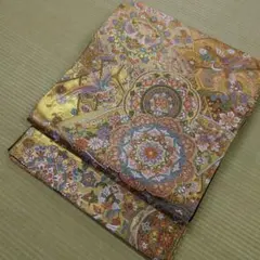 白×薄藍 リバーシブル 綿100% 京袋帯仕立て【新品・未使用のお品