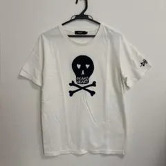 BEAMS HEART ビームスハート Tシャツ　スカル ドクロ　白　Sサイズ