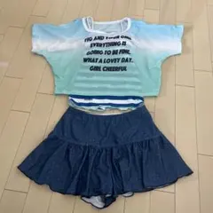 女児用　セパレート水着3点セット