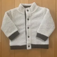 PETIT BATEAU(プチバトー)リバーシブル　ジャケット　ボア