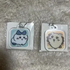 アクリルミニ　アクリルキーチェーン3 ハチワレ、シーサー