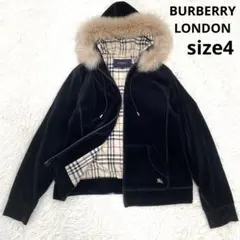 美品 Burberry パーカー ラクーンファー付き 38サイズ 美品 Burberry パーカー ラクーンファー付き 38サイズ BURBERRY