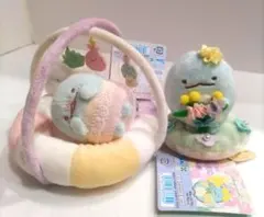 すみっコぐらし てのりぬいぐるみ シーン とかげ プレイマット フラワー お花畑